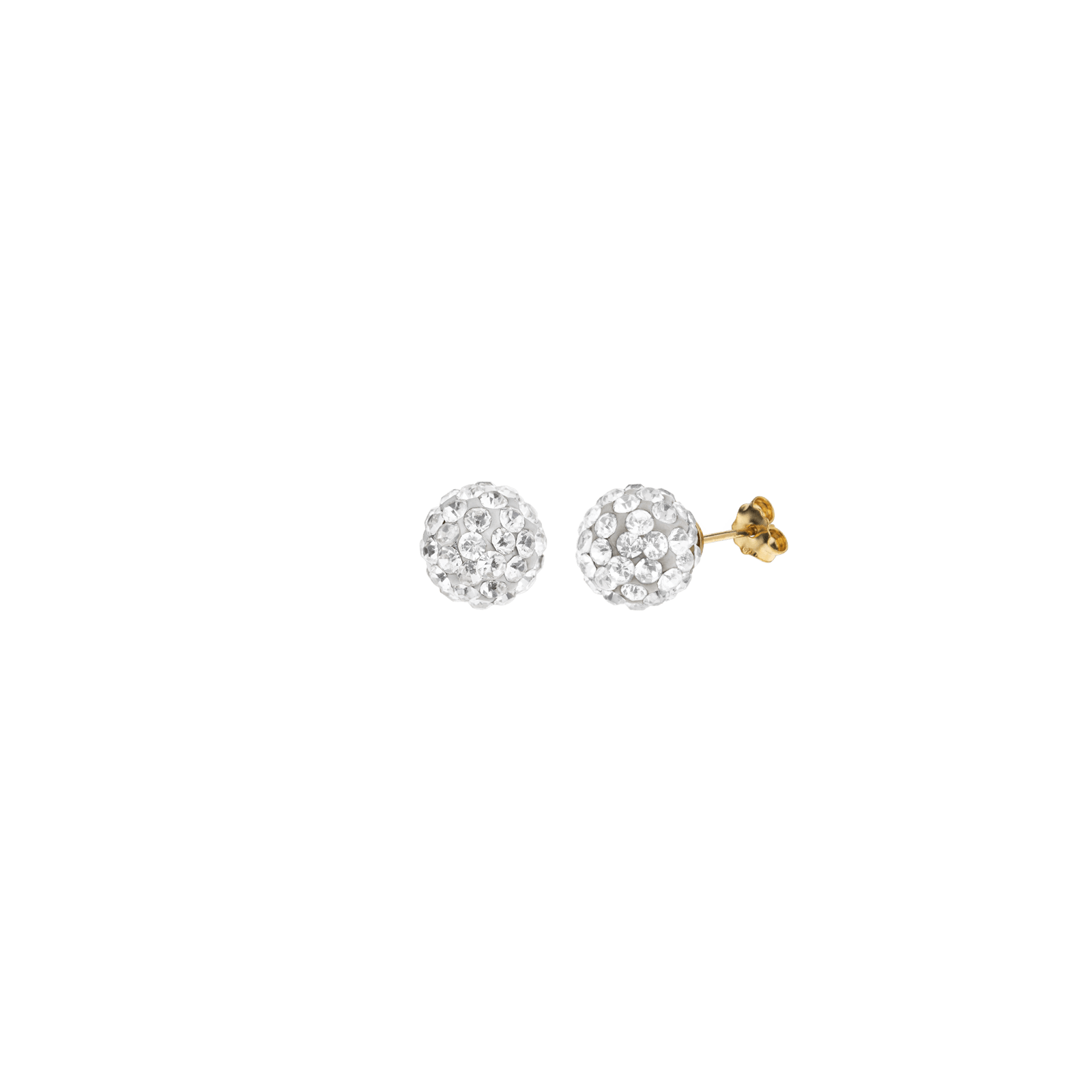 Boucles d'Oreilles boules diamantées