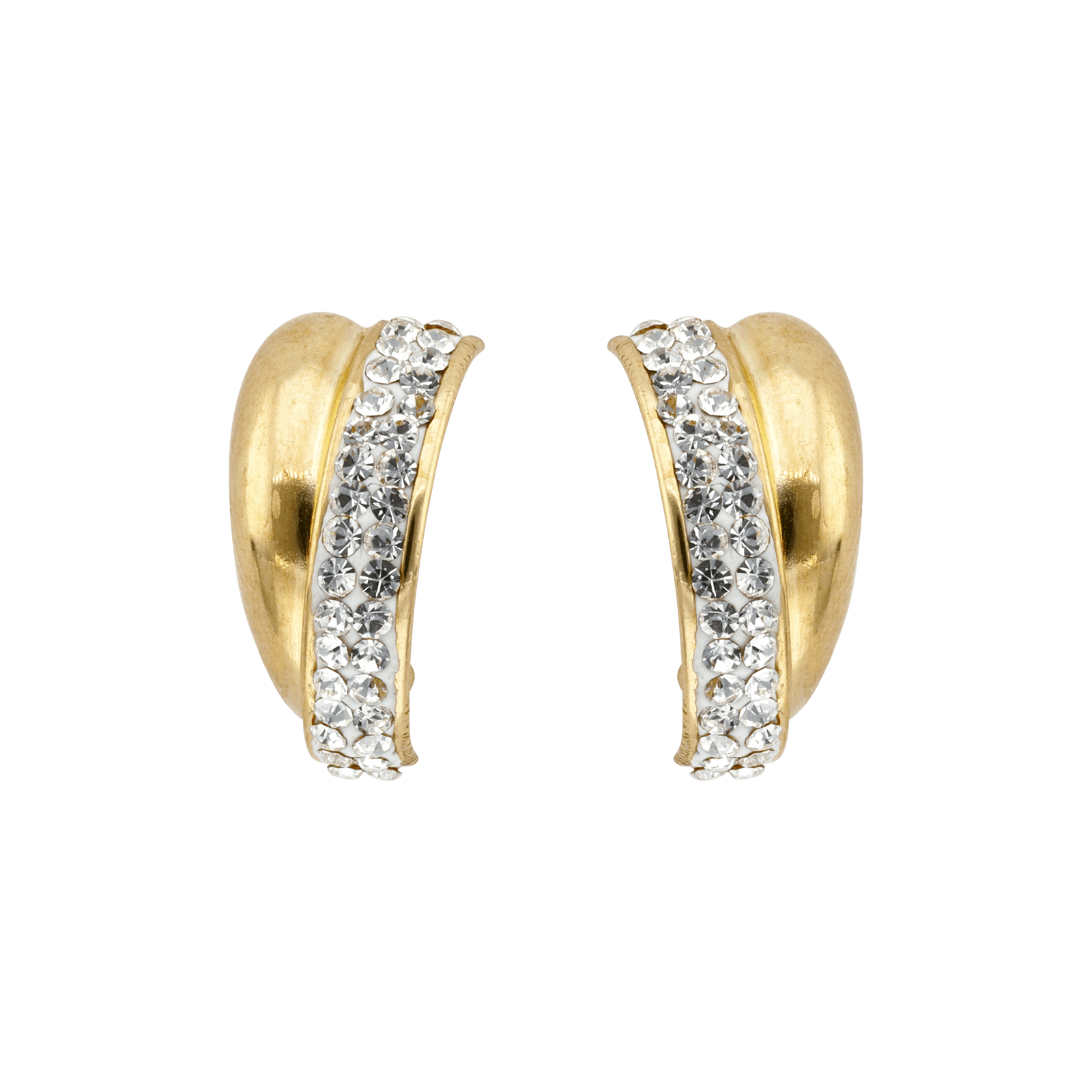Boucles d'Oreilles résine et cristal