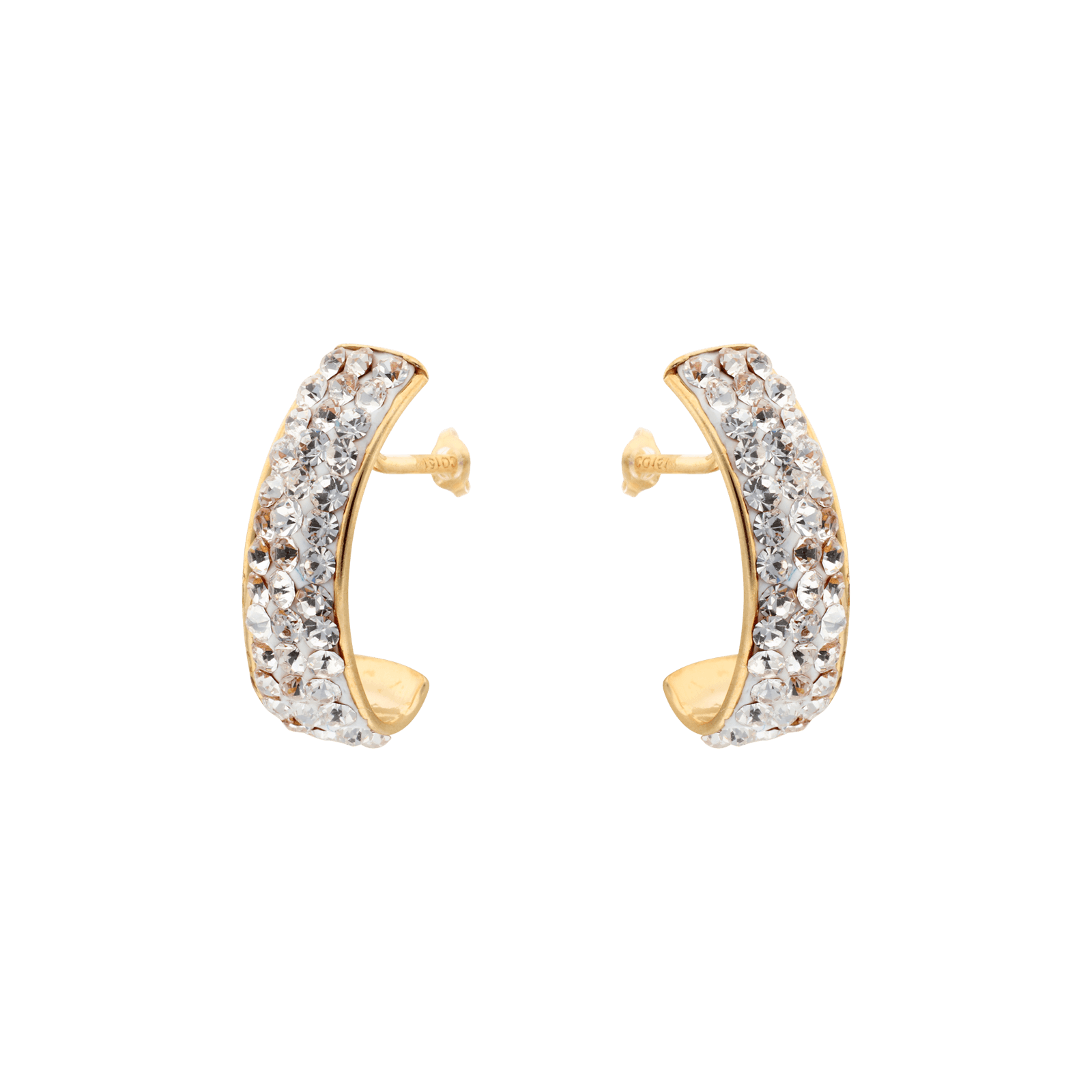Boucles d'Oreilles résine et cristal