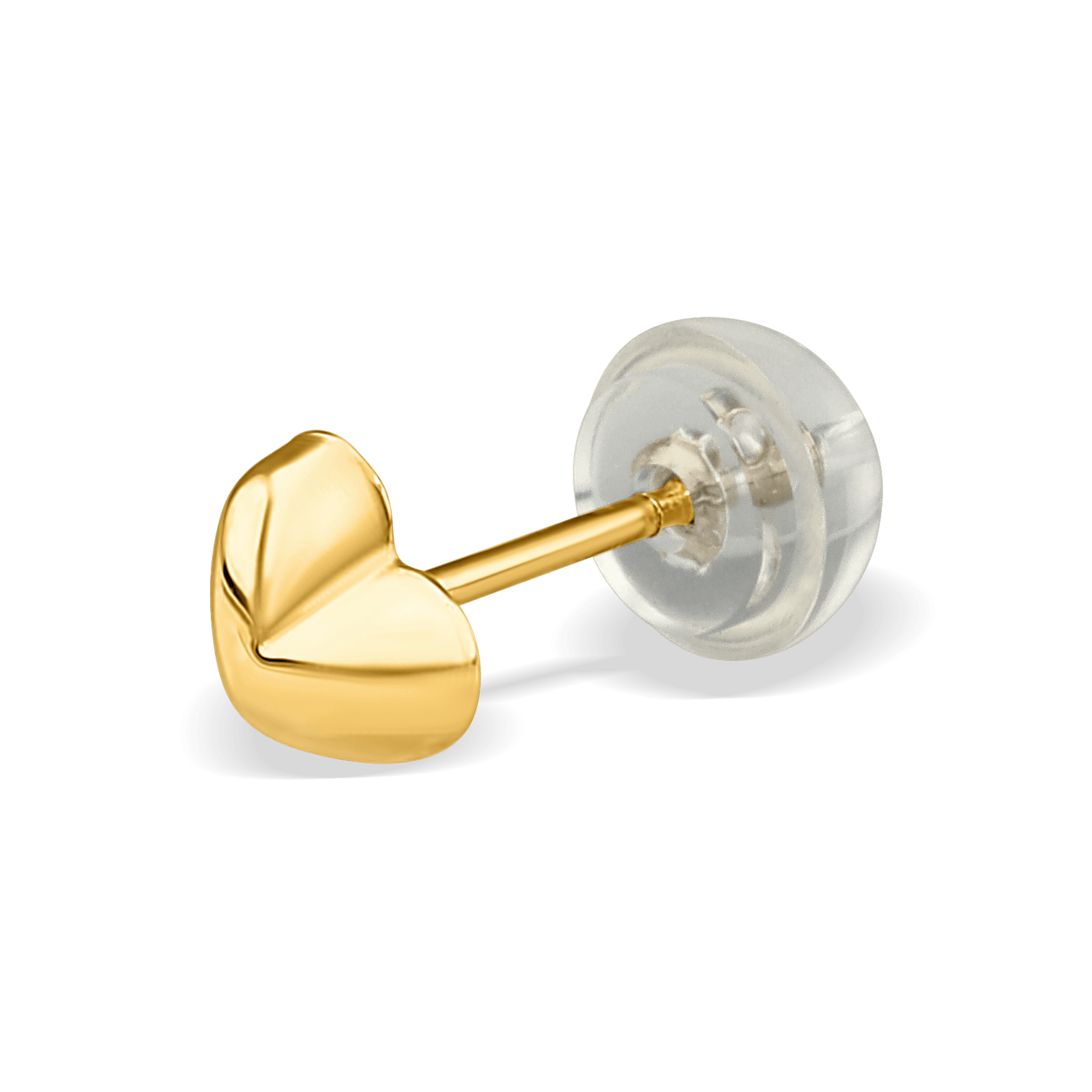Boucles D'oreilles Or375 Cœur 4.5*5.5mm