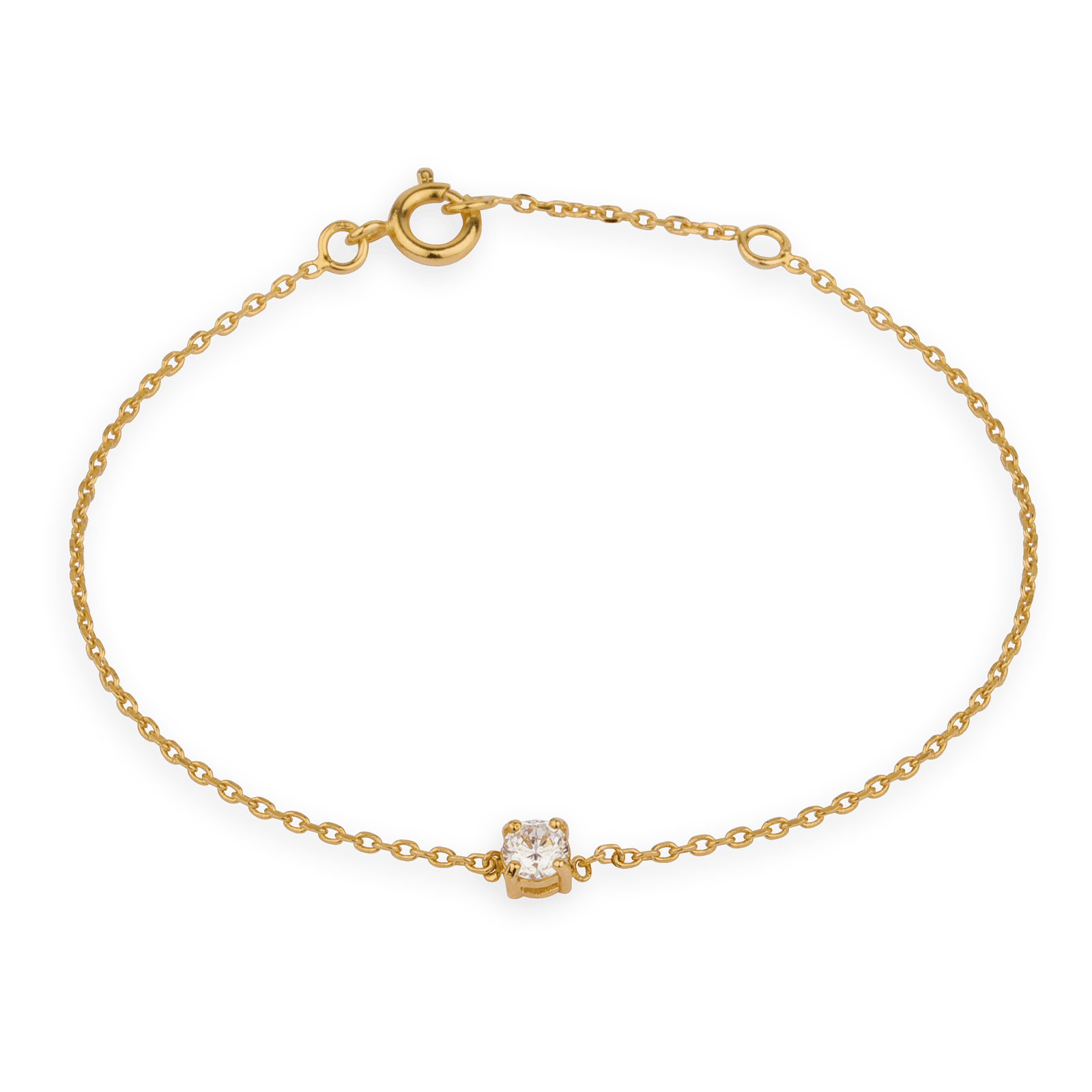 Parure Fête des Mères - Collier chaîne & bracelet zirconium