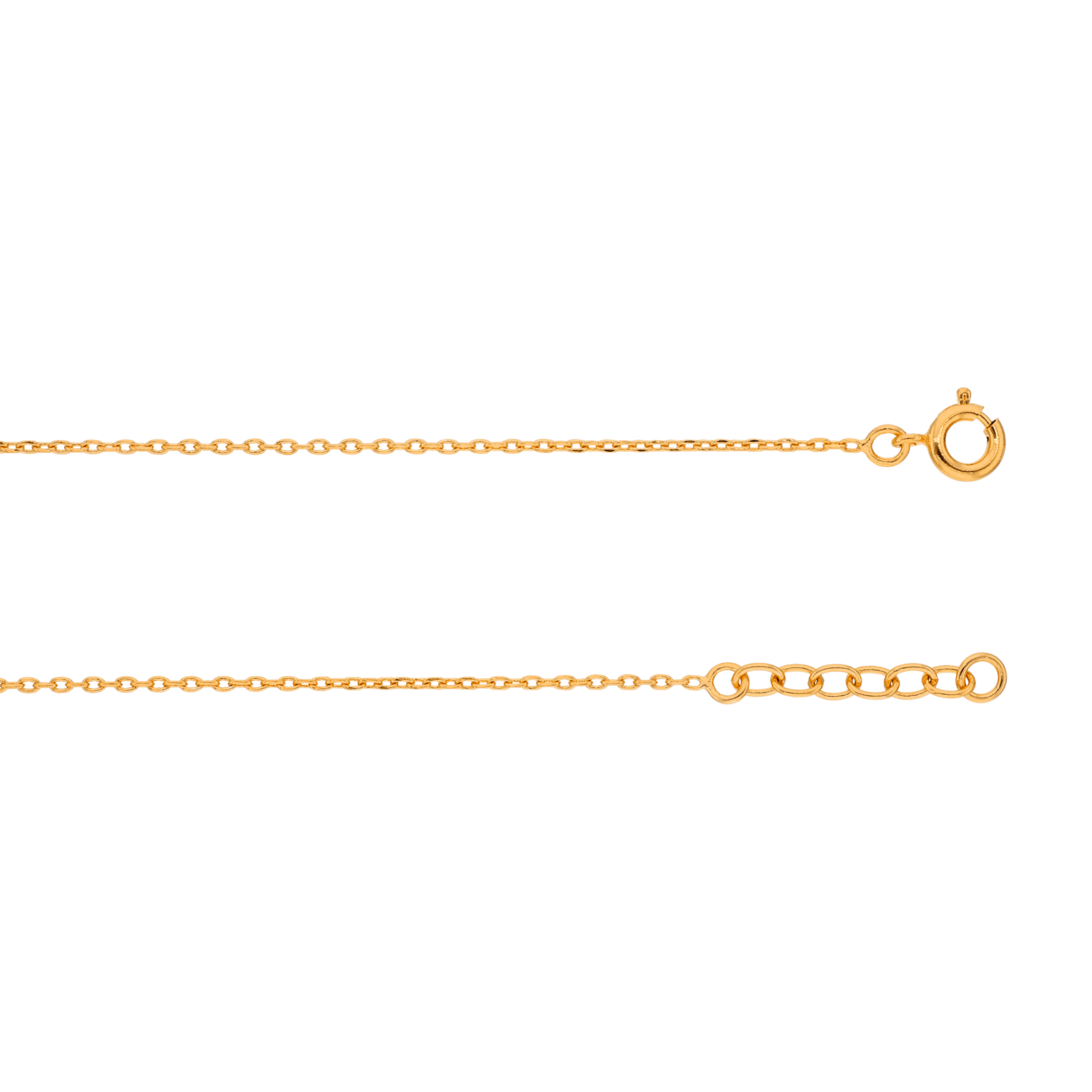 Chaîne Cheville Plaqué Or Feuille7*15mm Email Rose 3mm Chaîne1.3mm 23 à 25cm