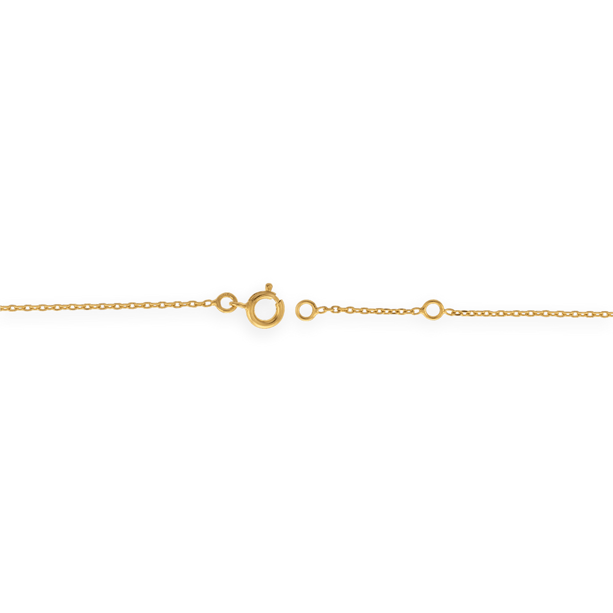 Chaîne Cheville Plaqué Or 1.3mm 25 à 27cm Colibri 9.5*12mm