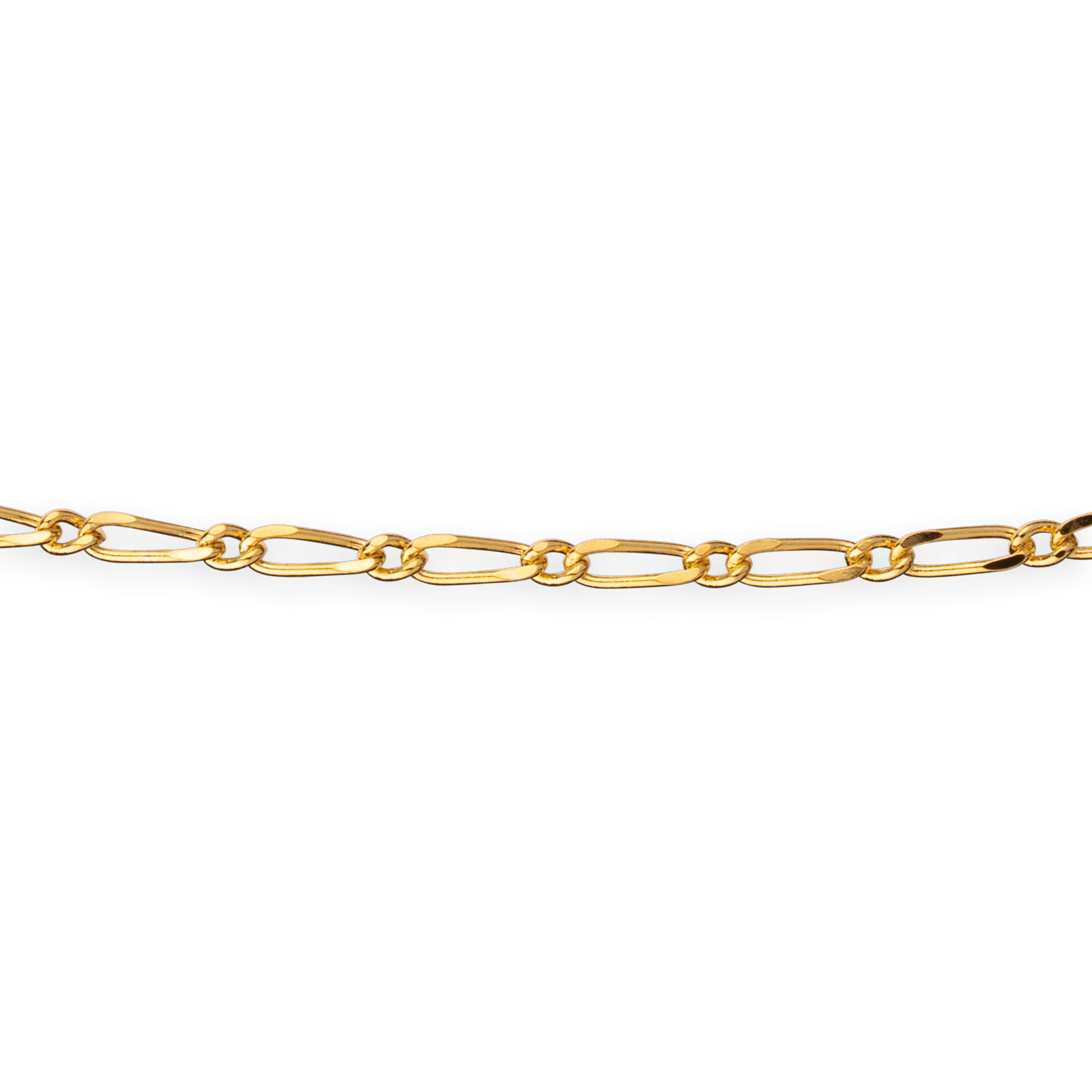 Chaîne maille gourmette alternée