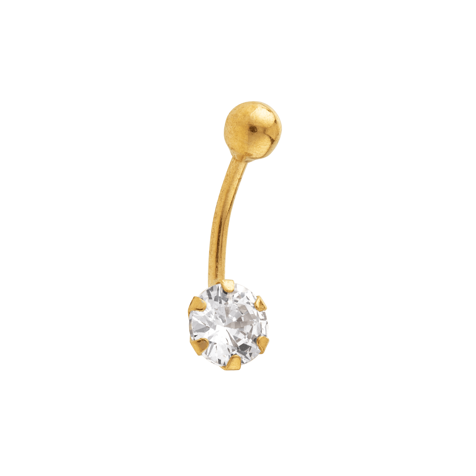 piercing nombril Oxyde de Zirconium chaton griffe