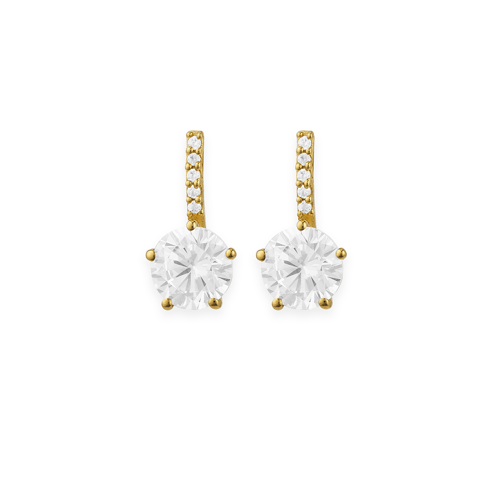 Boucles d'Oreilles Or Jaune et Oxydes