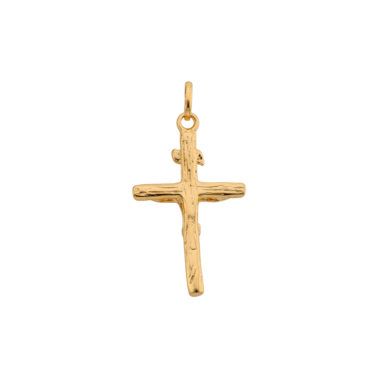 Pendentif Plaqué or croix Christ