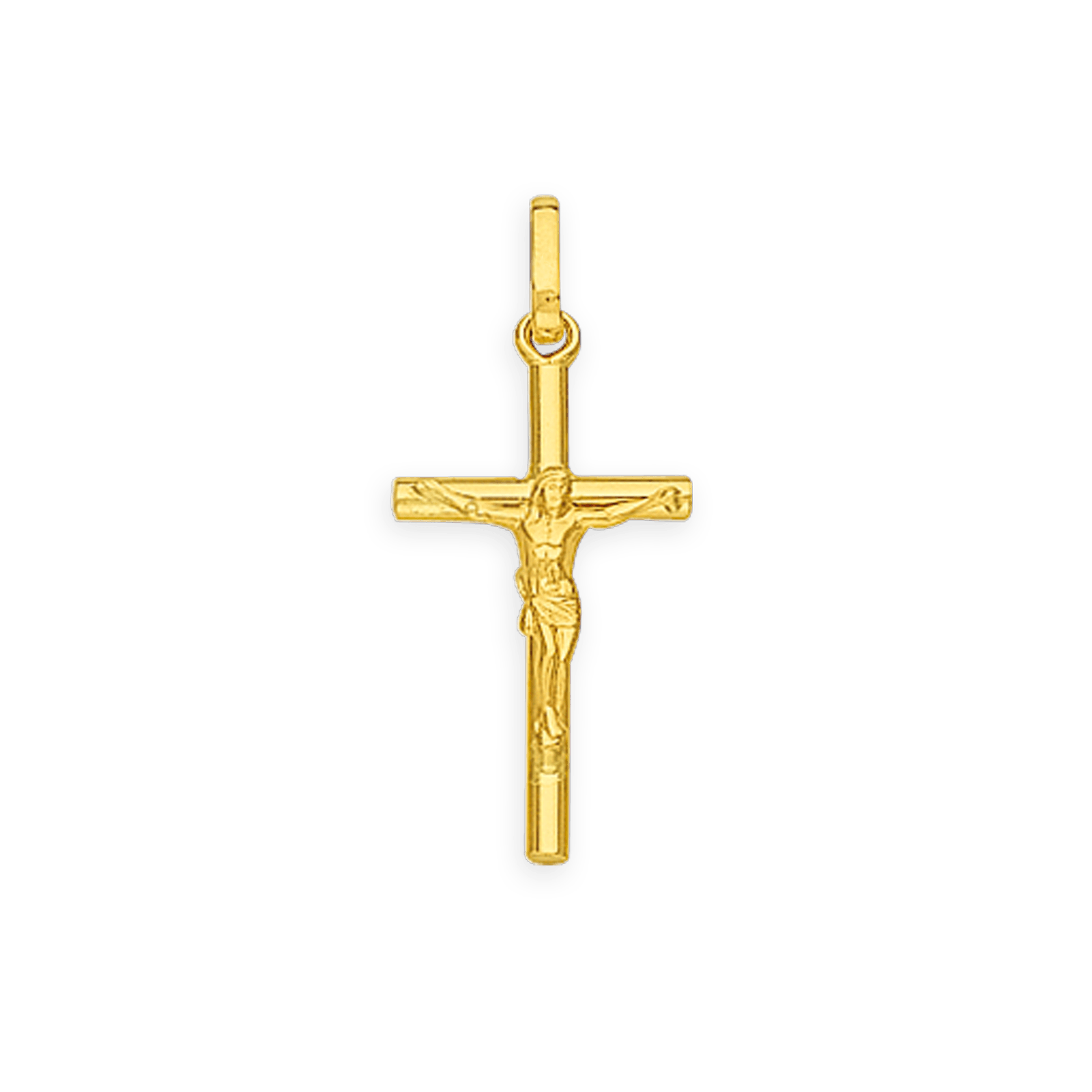 Croix Christ Or750 avec bélière