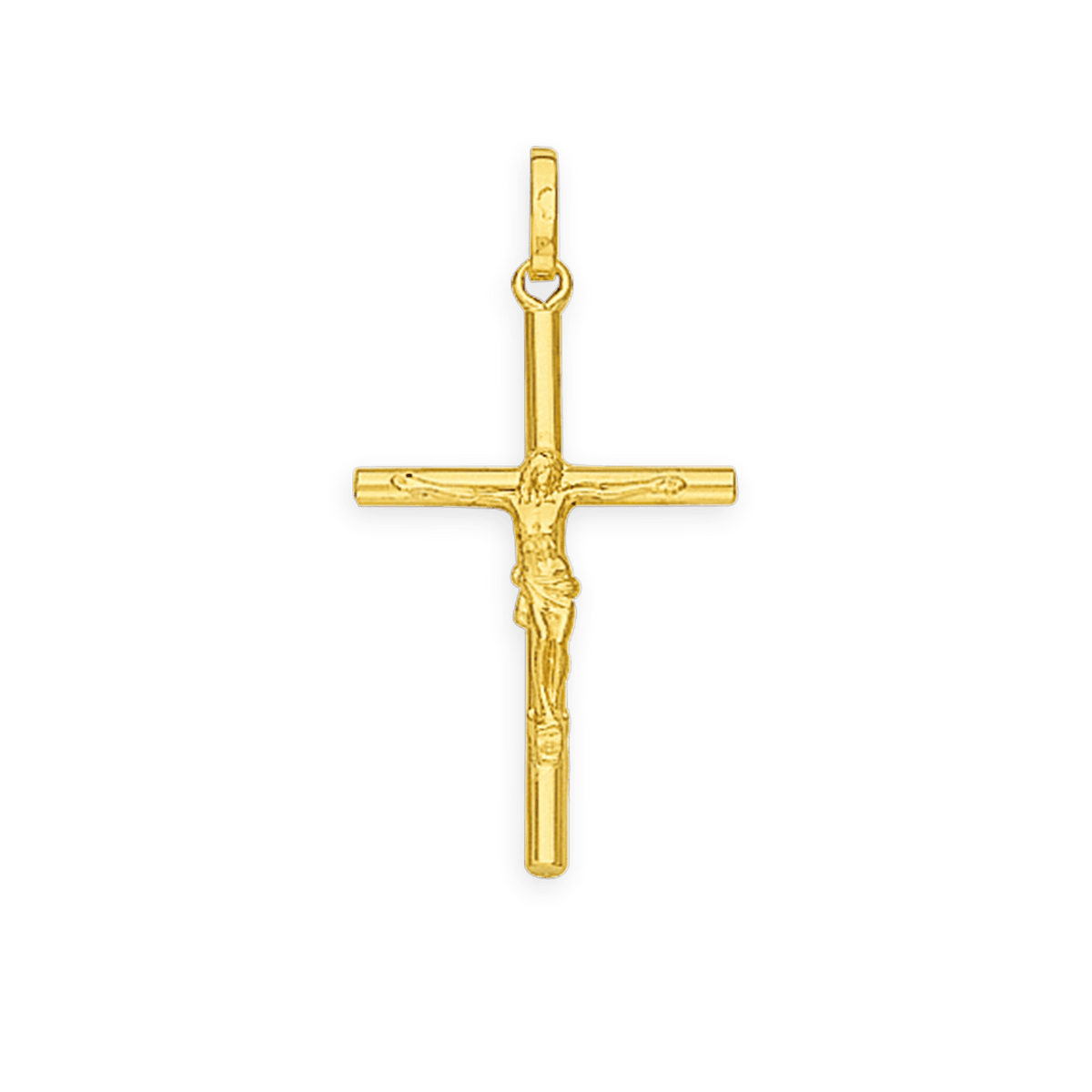 Croix Christ Or 750 16*30mm Avec Bélière