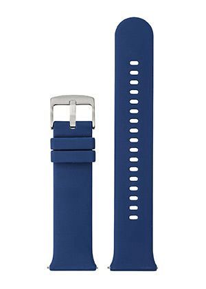 bracelet silicone bleu boucle ch - 24mm