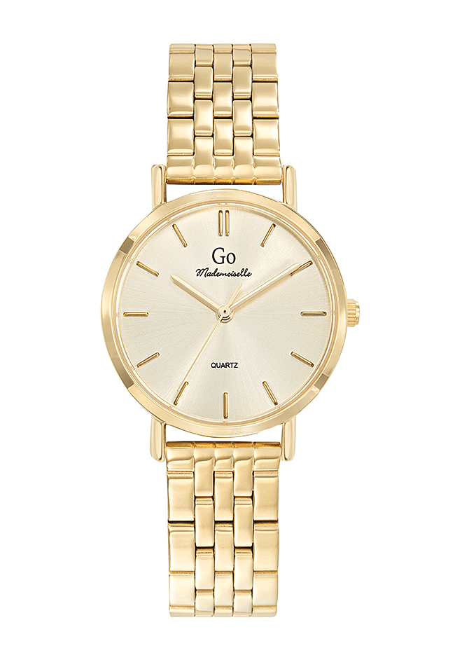 Montre Femme Boîtier Doré Bracelet Métal Doré – 695377