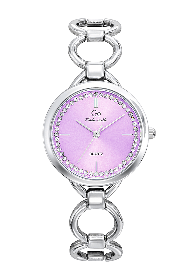Montre Femme Boîtier Argenté Bracelet Métal Argenté – 695422