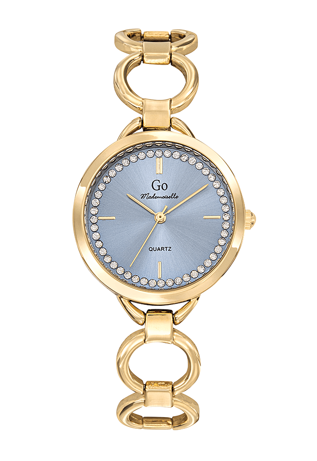 Montre Femme Boîtier Doré Bracelet Métal Doré – 695516