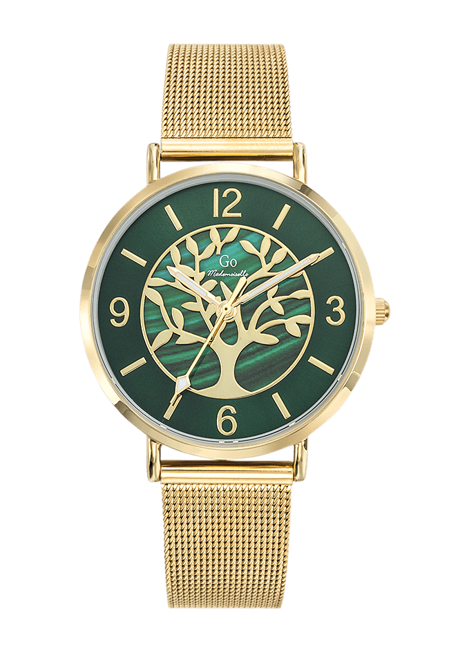 Montre Femme Boîtier Doré Bracelet Métal Doré – 695539