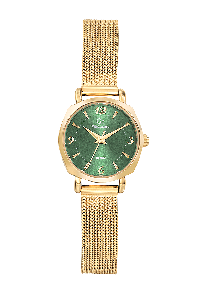 Montre Femme Boîtier Doré Bracelet Métal Doré – 695567