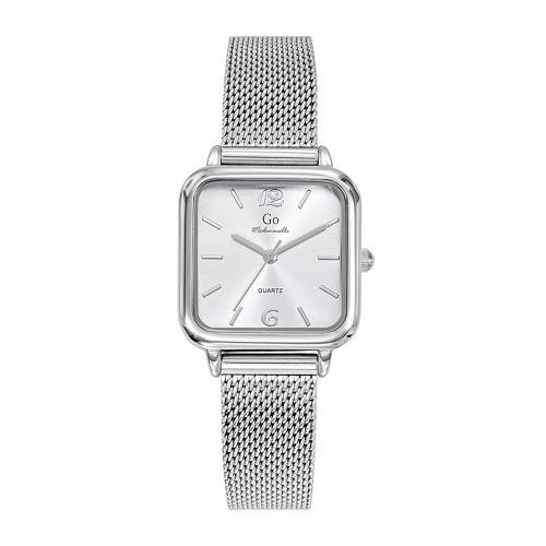Montre Femme Boîtier Argenté Bracelet Métal Argenté – 695611
