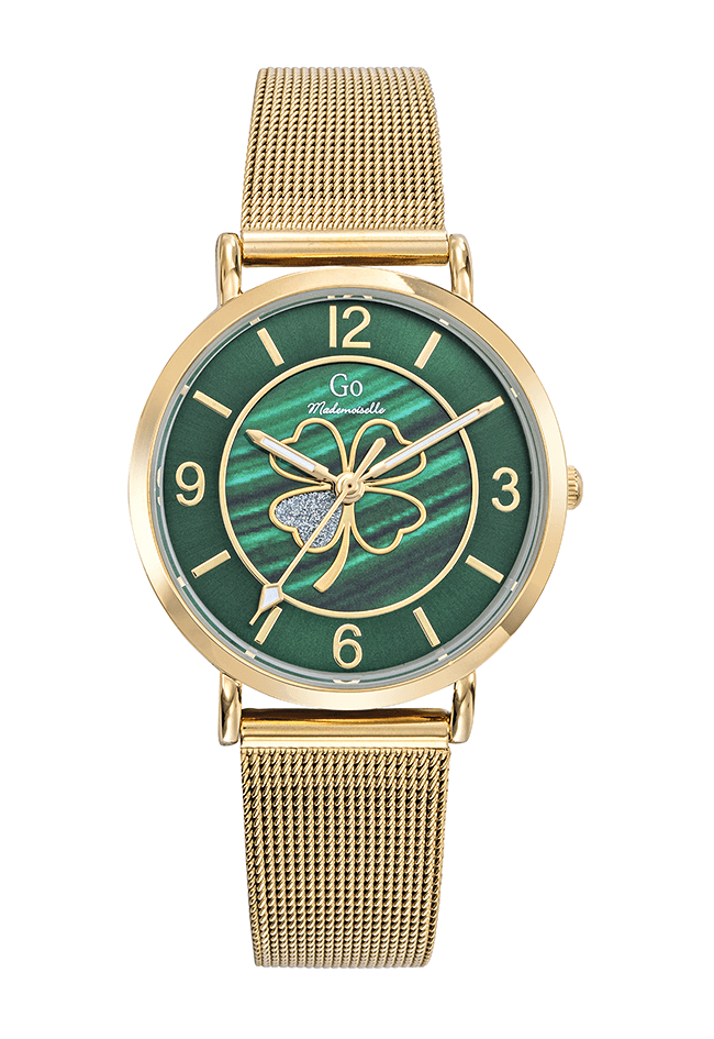 Montre Femme Boîtier Doré Bracelet Métal Doré – 695643