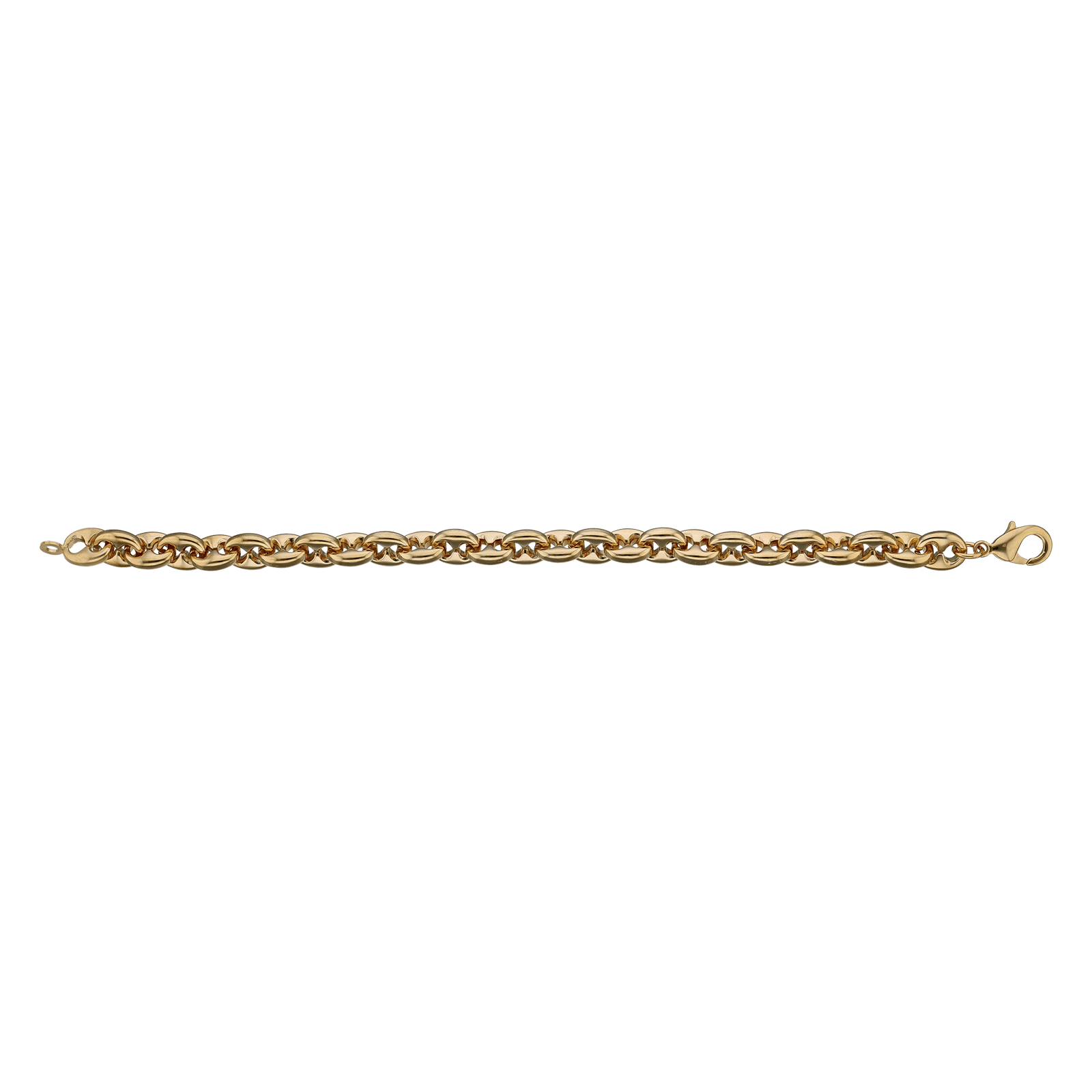 Bracelet plaqué or grain de café
