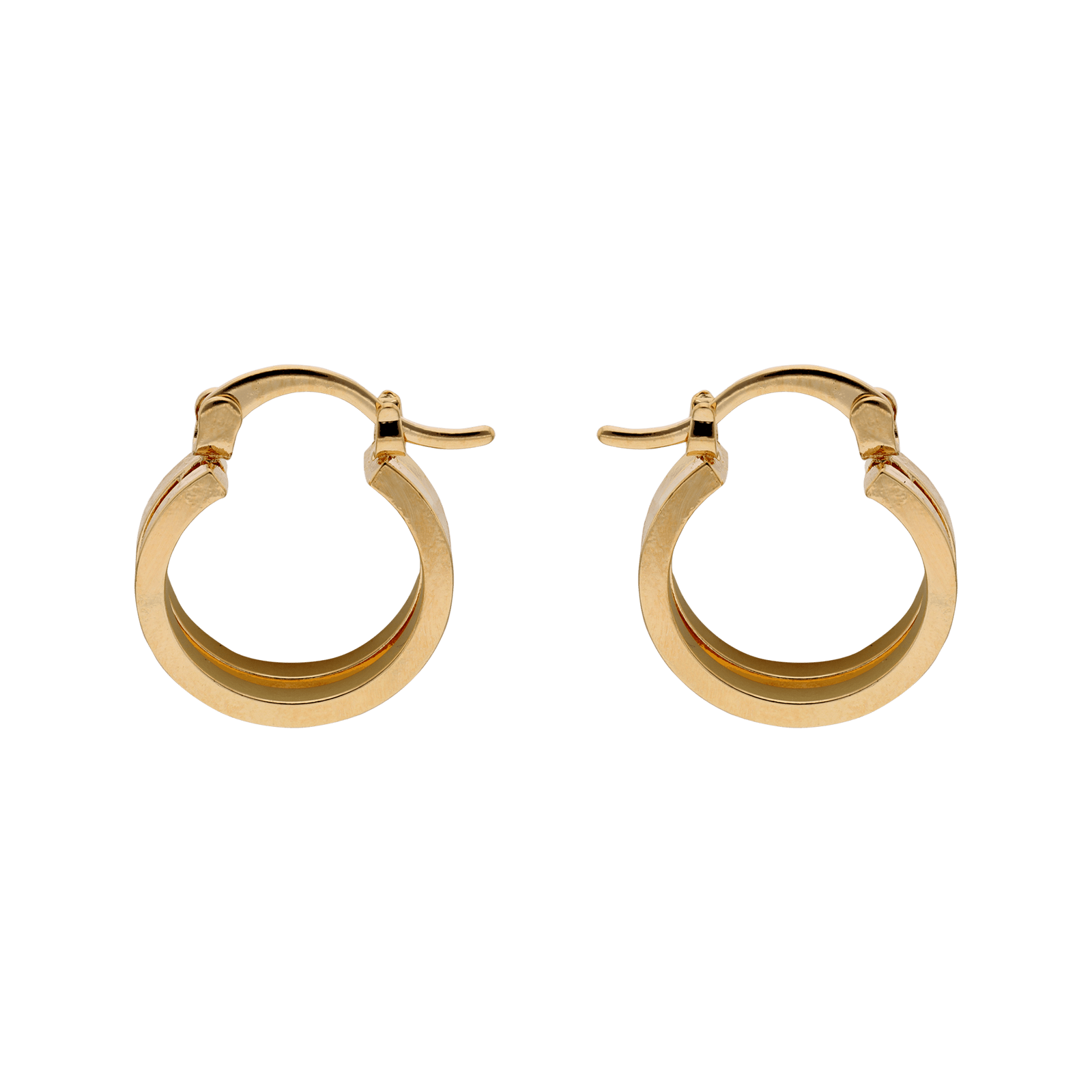 Créoles plaqué or 15mm