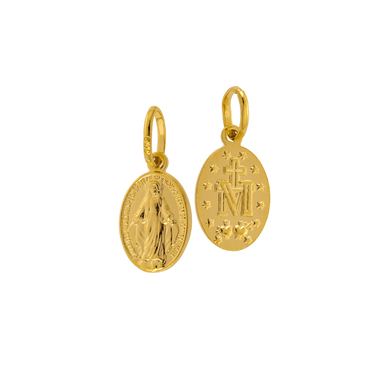 Médaille Vierge Miraculeuse 13*26mm Plaqué Or
