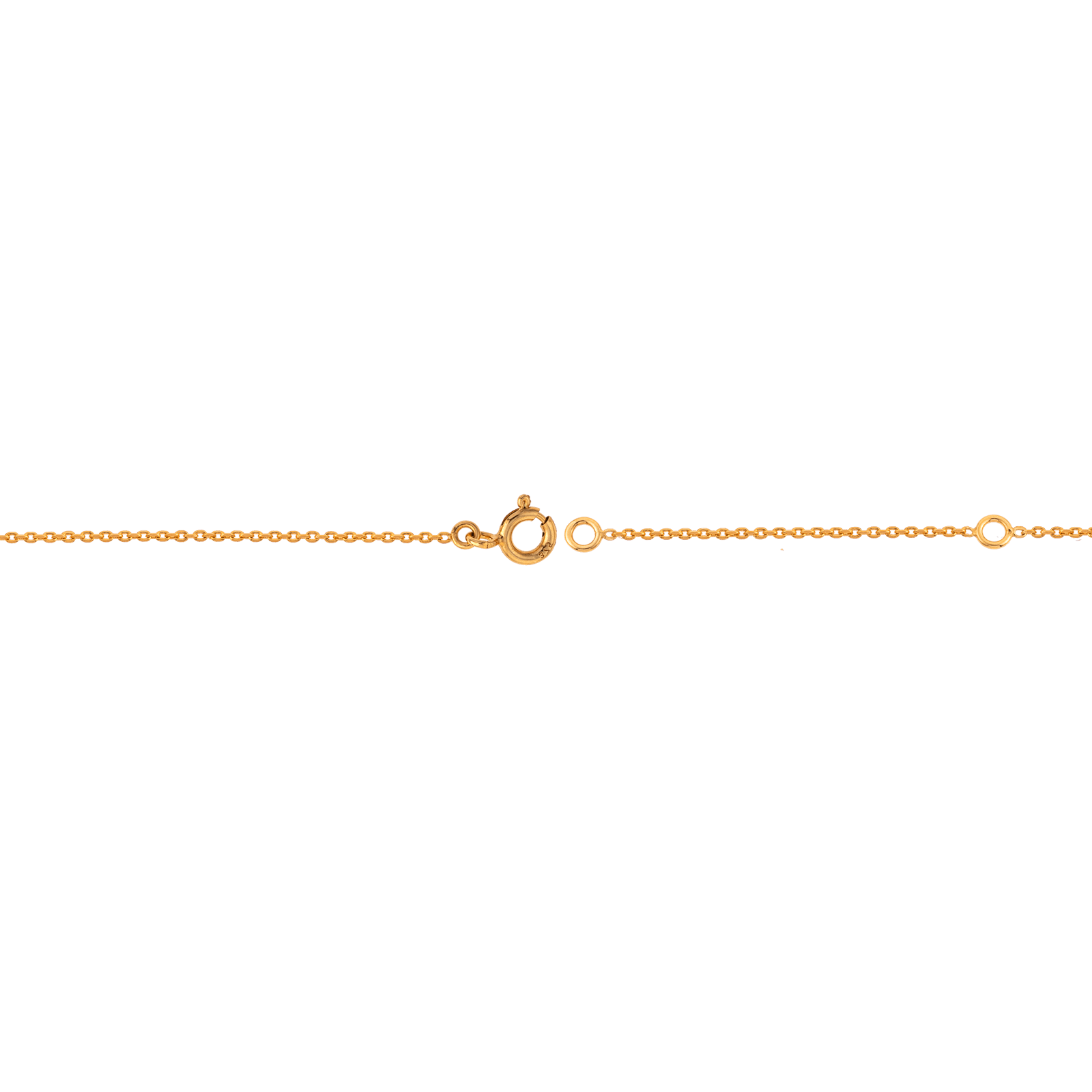 Chaîne De Taille 80A95cm Plaqué Or Cristal Grenat Guadeloupe