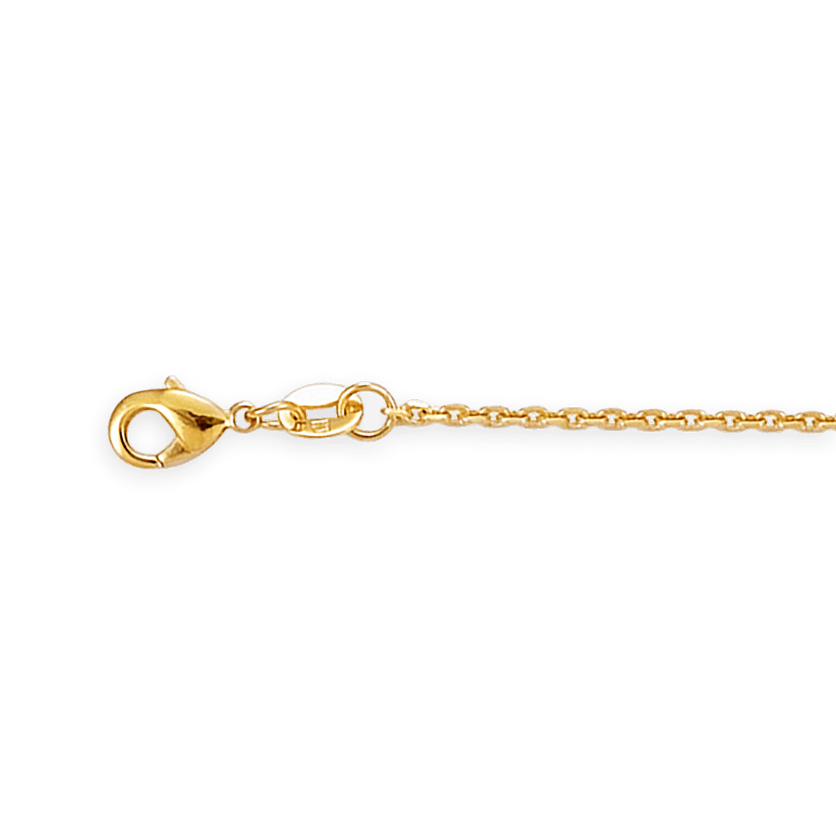 Collier Chaîne Plaqué Or Maille Forçat 1.6mm 40cm