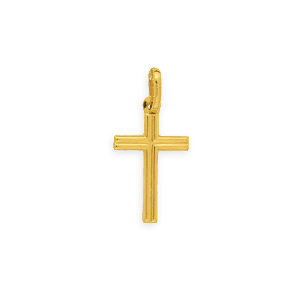 Croix Or 750 9*18mm Avec Bélière