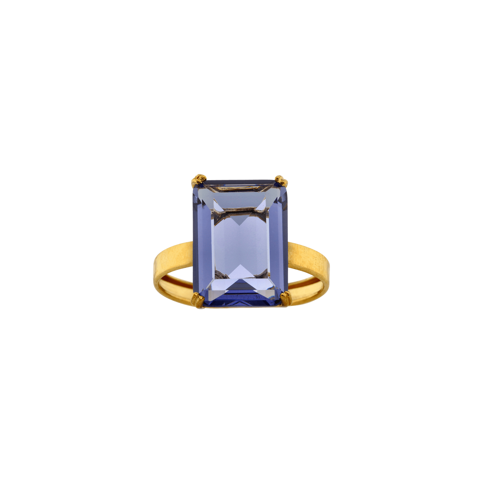 BAGUE FANTAISIE AMETHYSTE 10/14MM