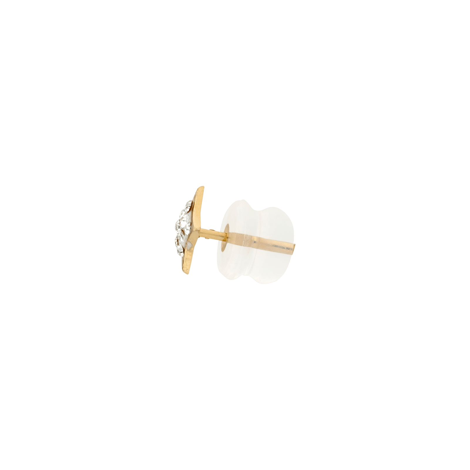 Boucles d'Oreilles puce étoile Strass Enfant