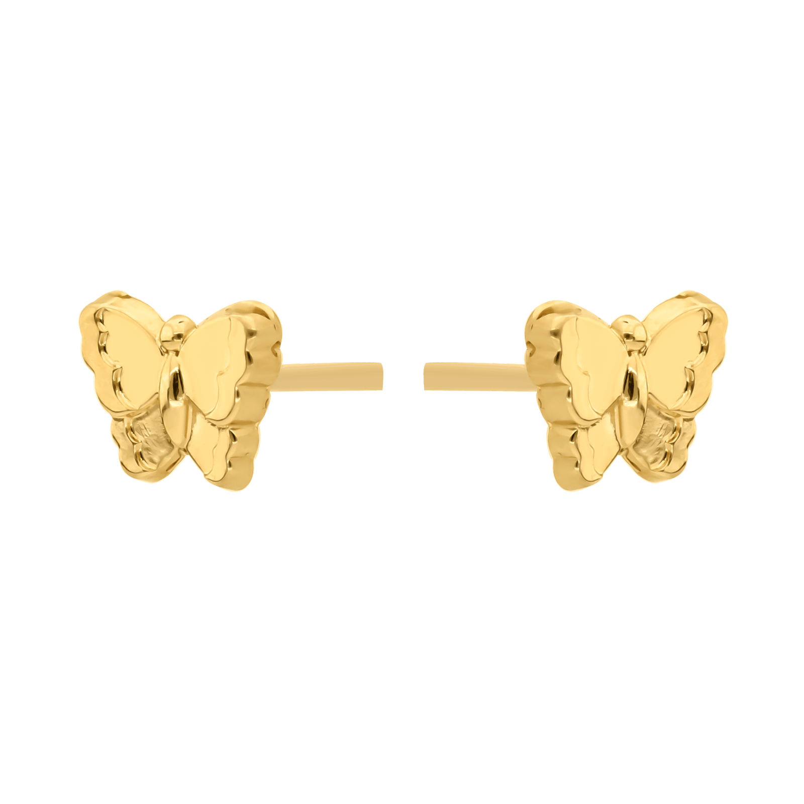 Boucles d'Oreilles puce papillon Strass Enfant