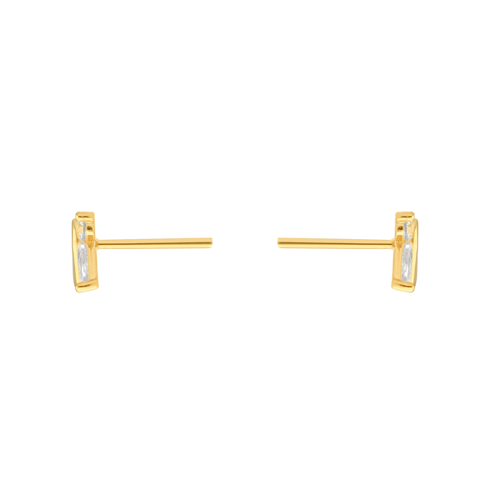 Boucles d'Oreilles puce papillon Oxyde de Zirconium Enfant