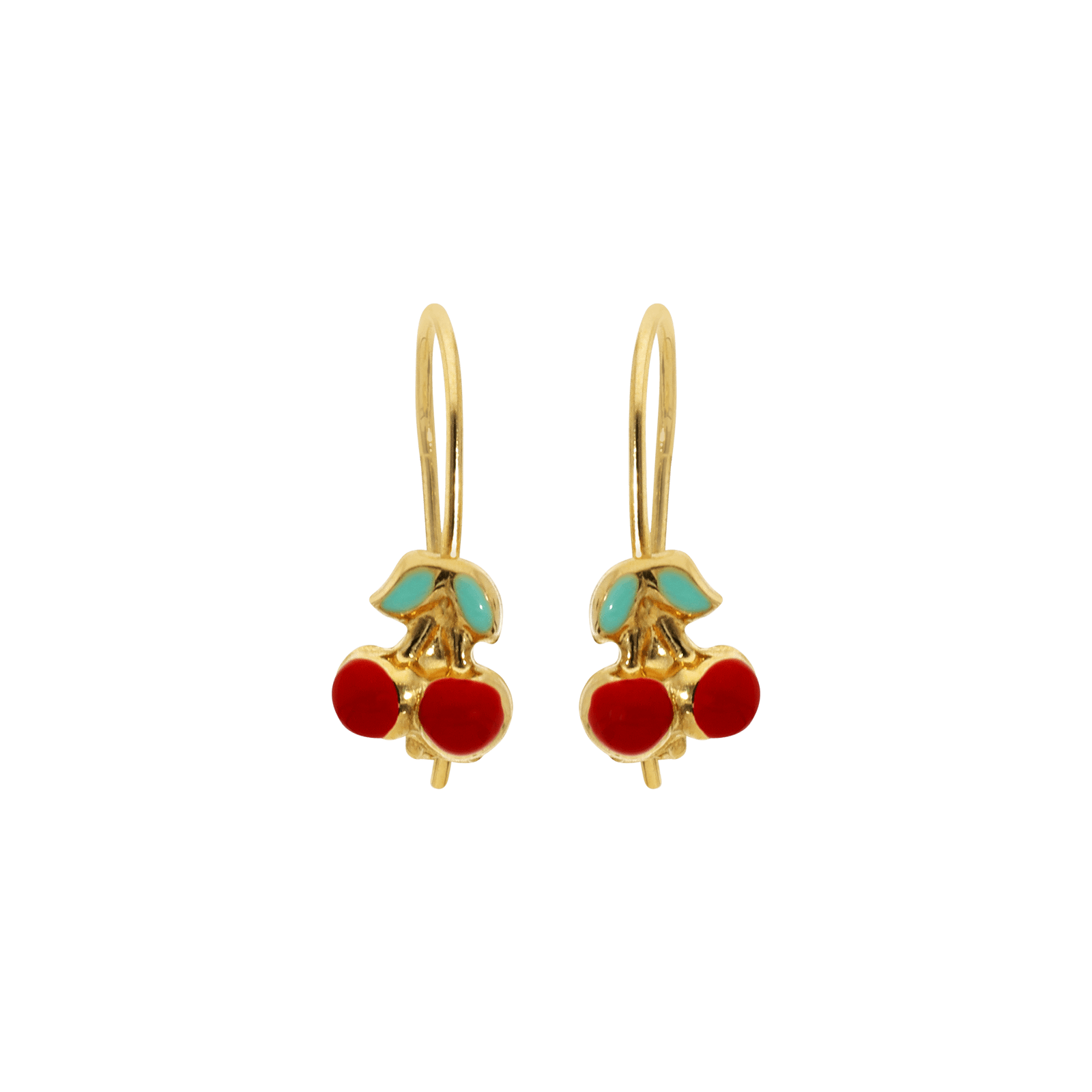 Boucles d'Oreilles Dormeuse cerise Enfant
