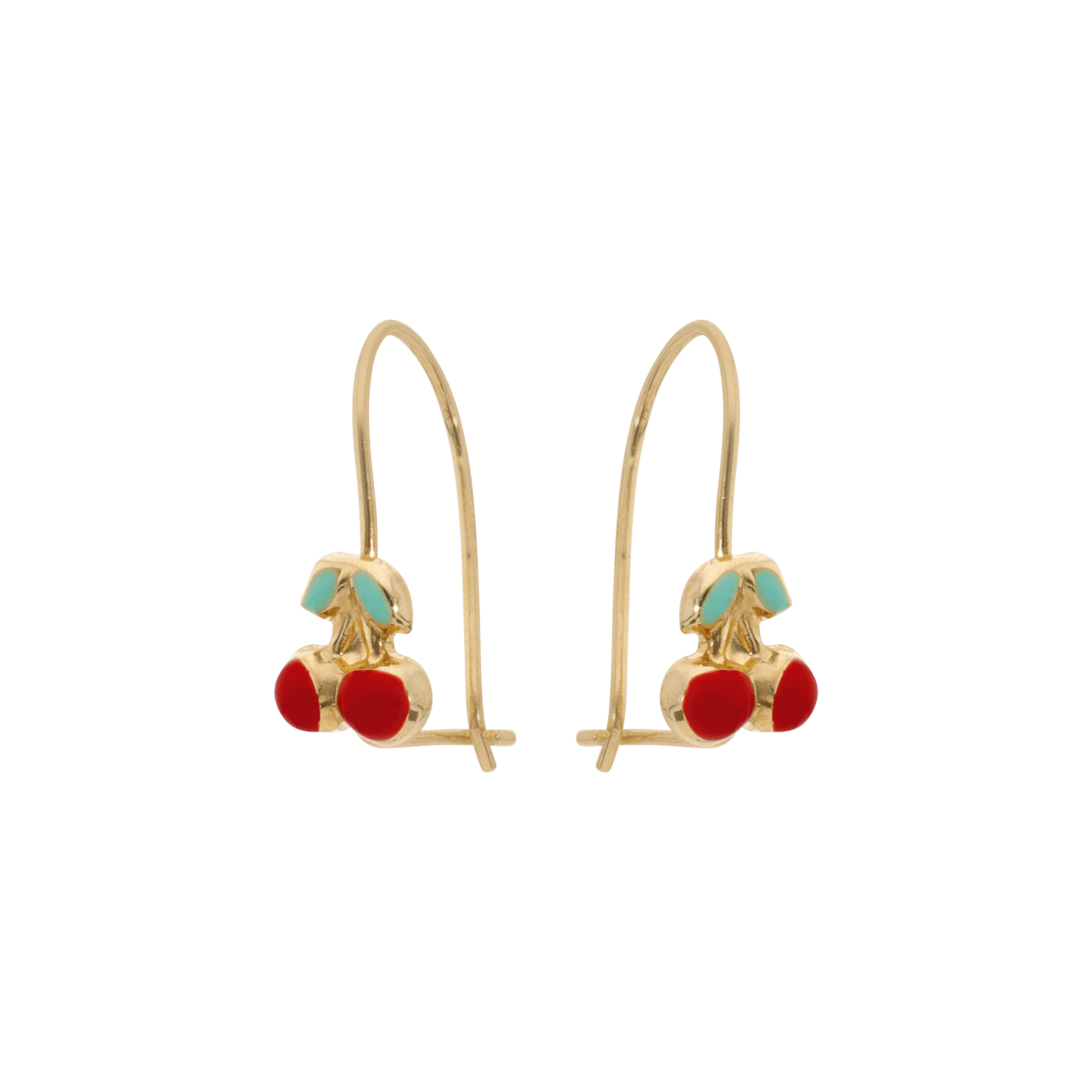Boucles d'Oreilles Dormeuse cerise Enfant