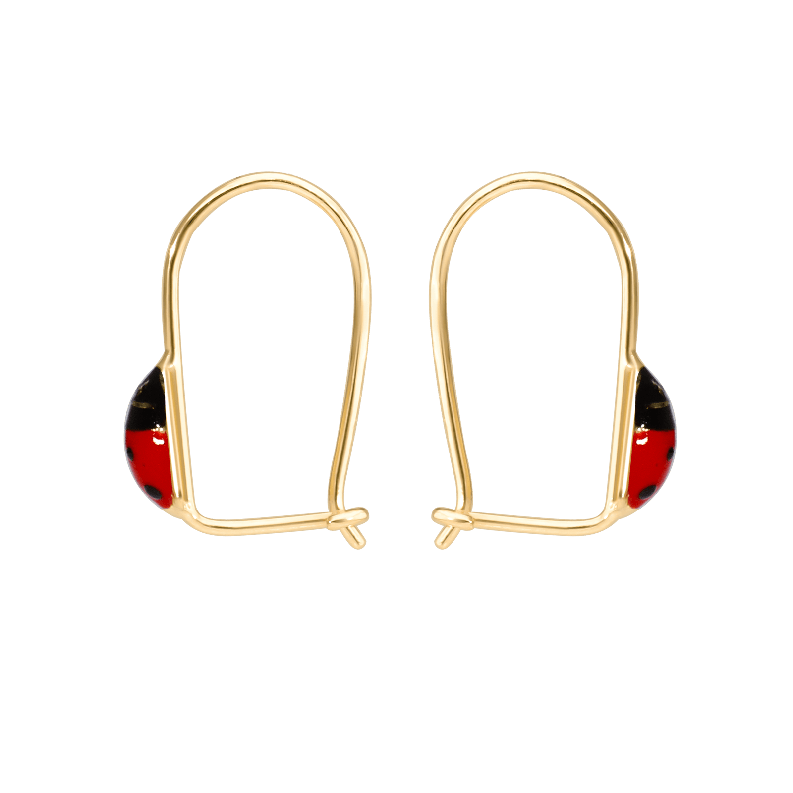 Boucles d'Oreilles Dormeuse coccinelle Enfant