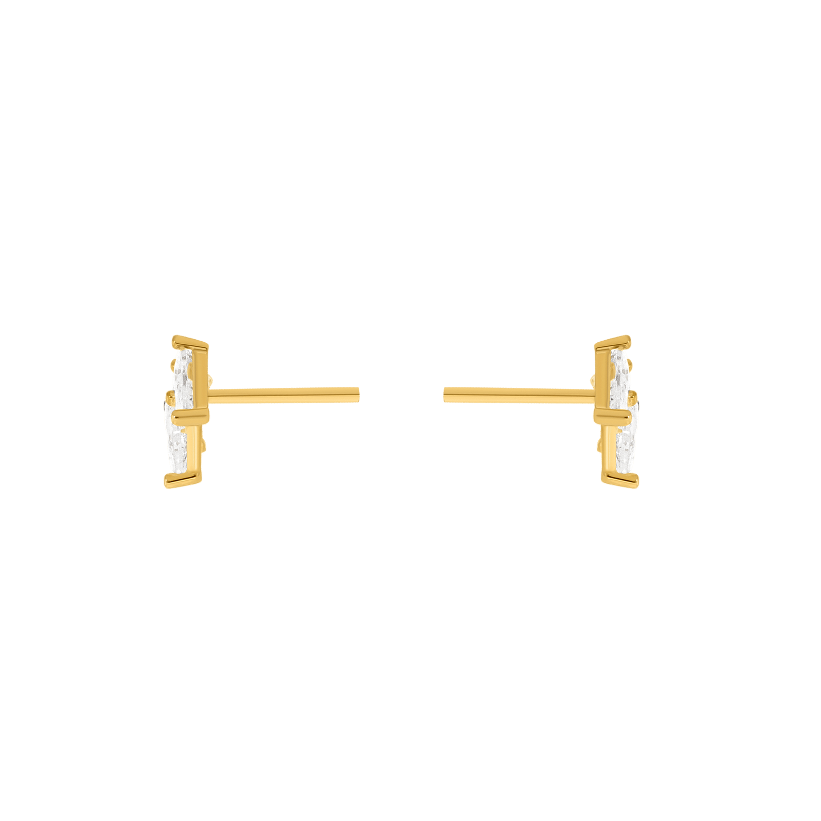Boucles d'Oreilles 3 gouttes Oxyde de Zirconium