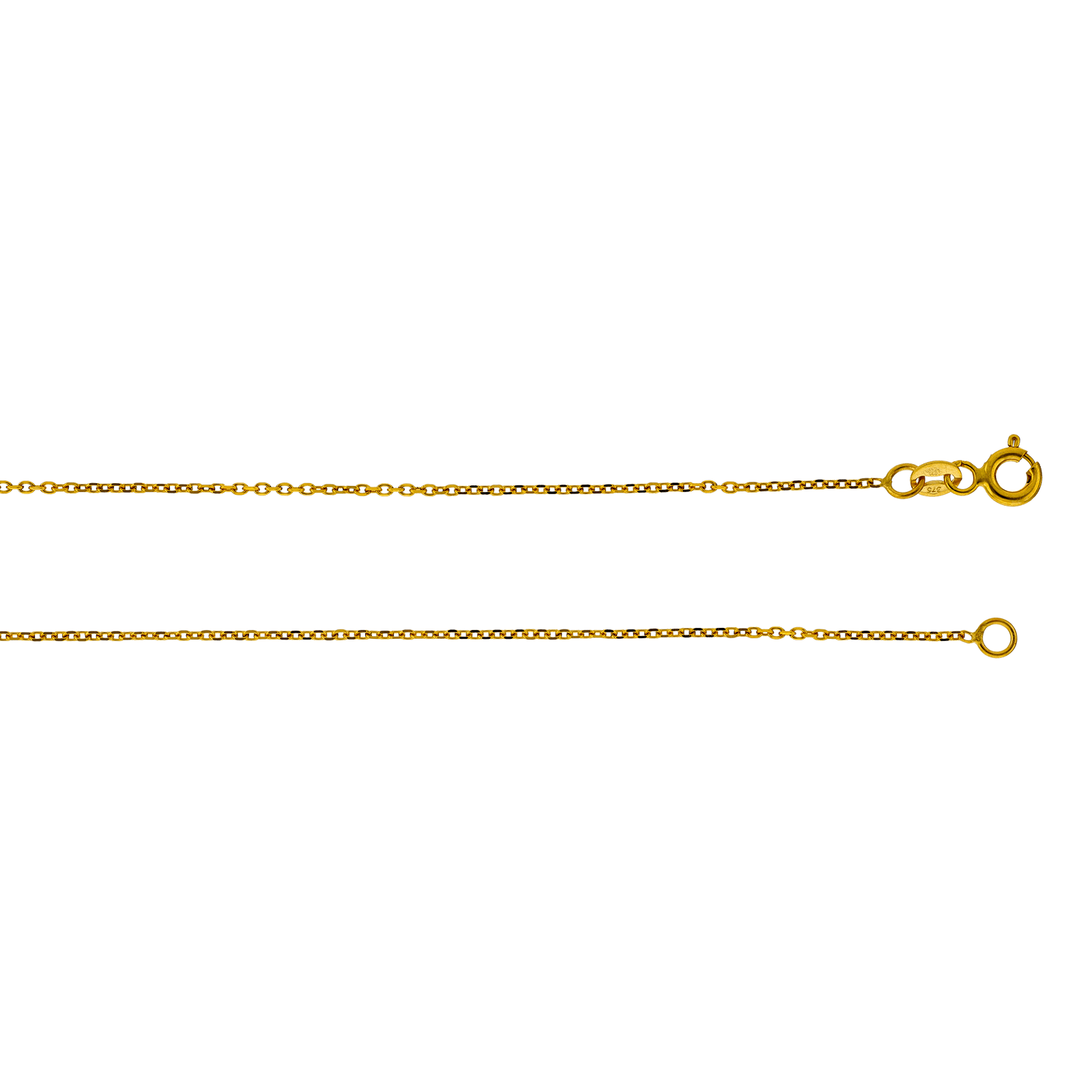 Collier Forçat Diamanté 1.0 millimètre 50 centimètres