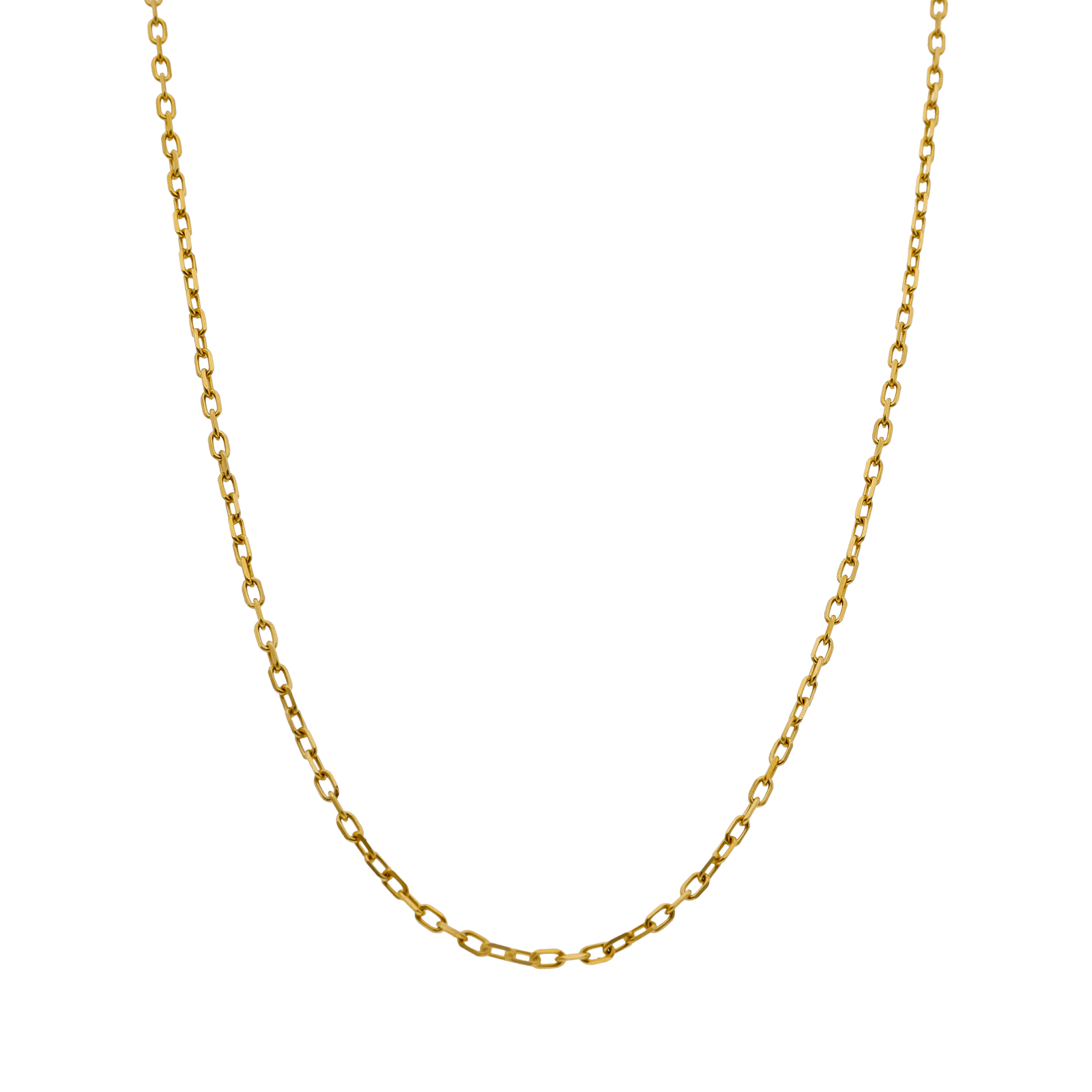 Collier Forçat clair Diamanté 1.3 mm 60 centimètres