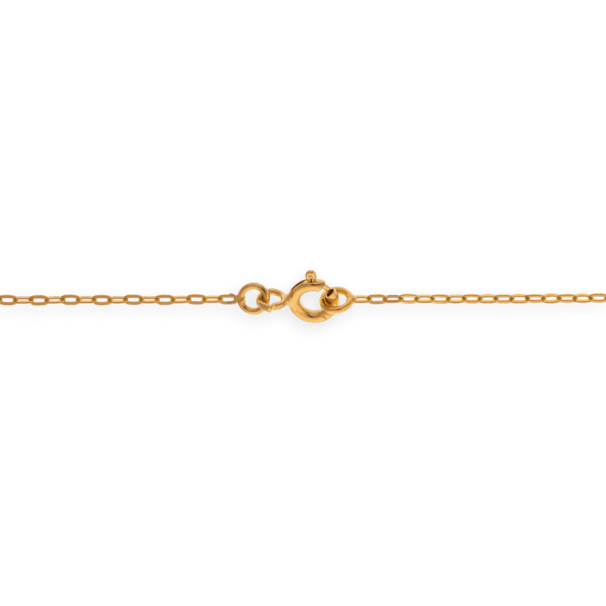Collier Chaîne Or 375 Maille Forçat Miroir 1.4mm 40cm
