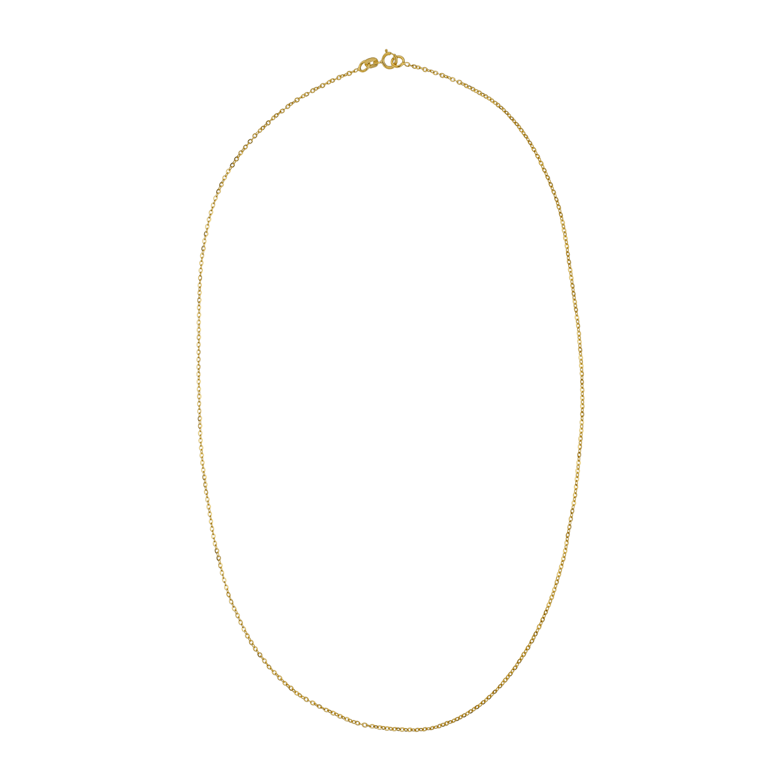 Collier Forçat clair miroir 1.4mm 45cm