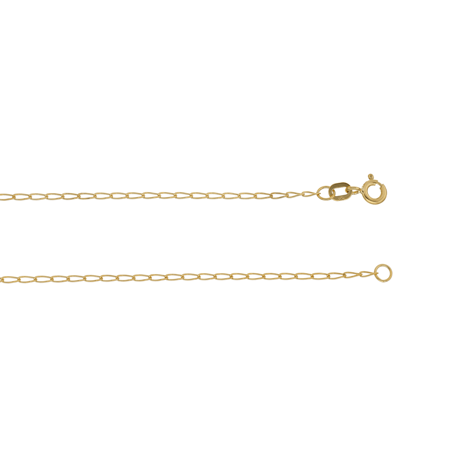 Collier gourmette cheval limée 1.4 mm 55cm