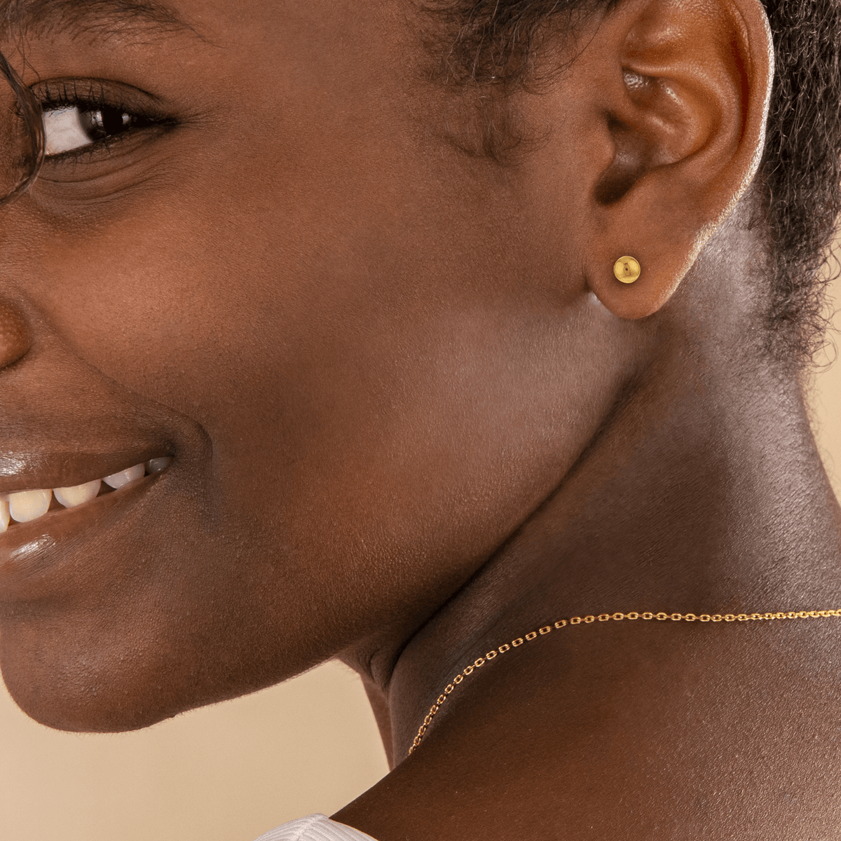 Boucles D'oreilles Or 750 Boule 5mm