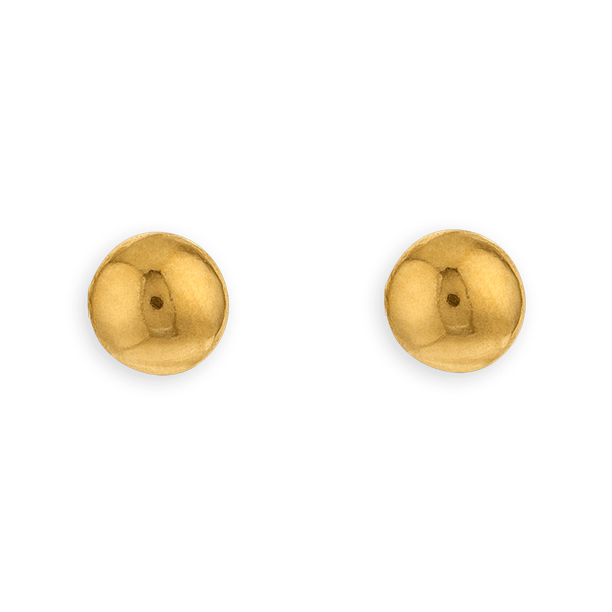 Boucles D'oreilles Or 750 Boule 8mm