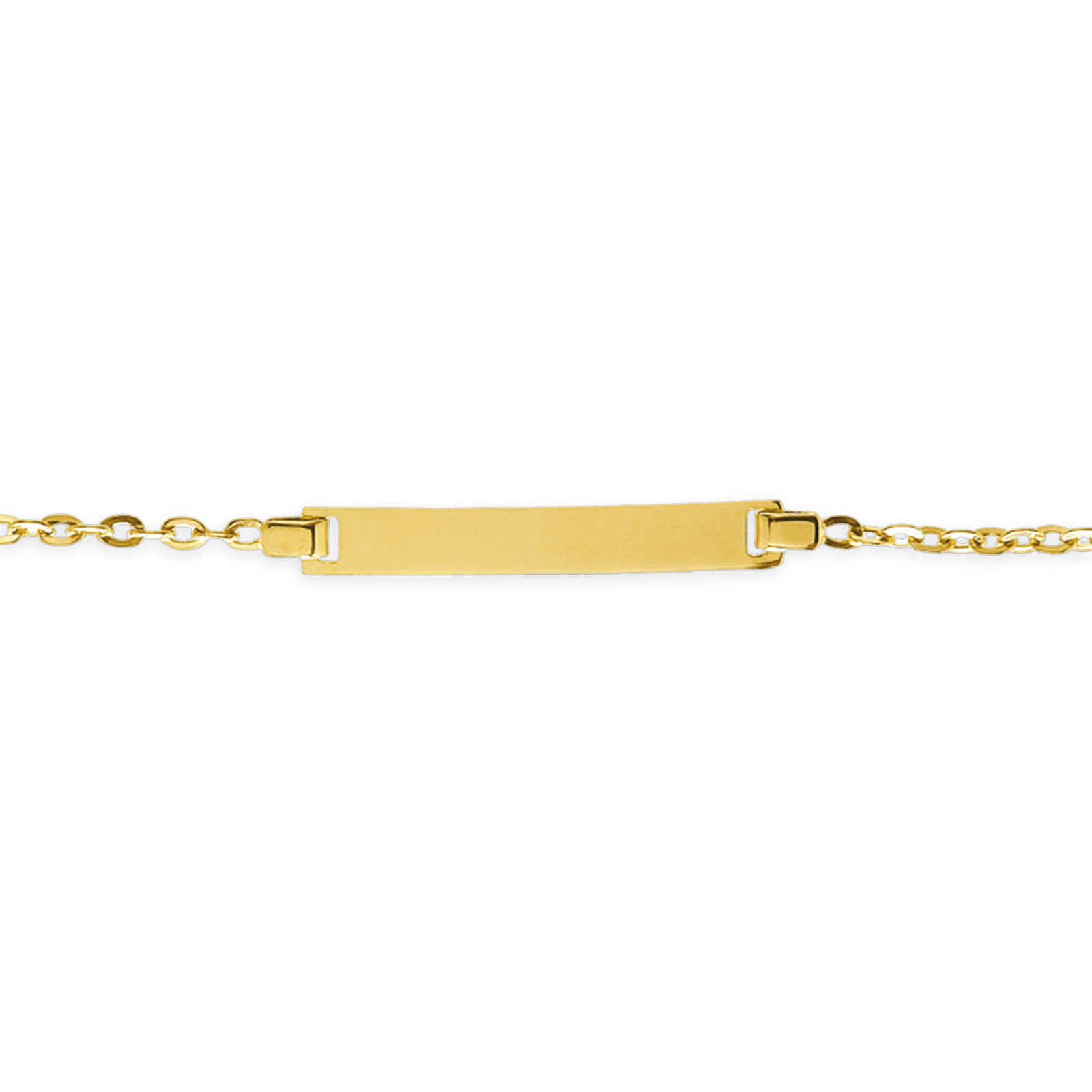 Bracelet Identité Or375 Rectangulaire