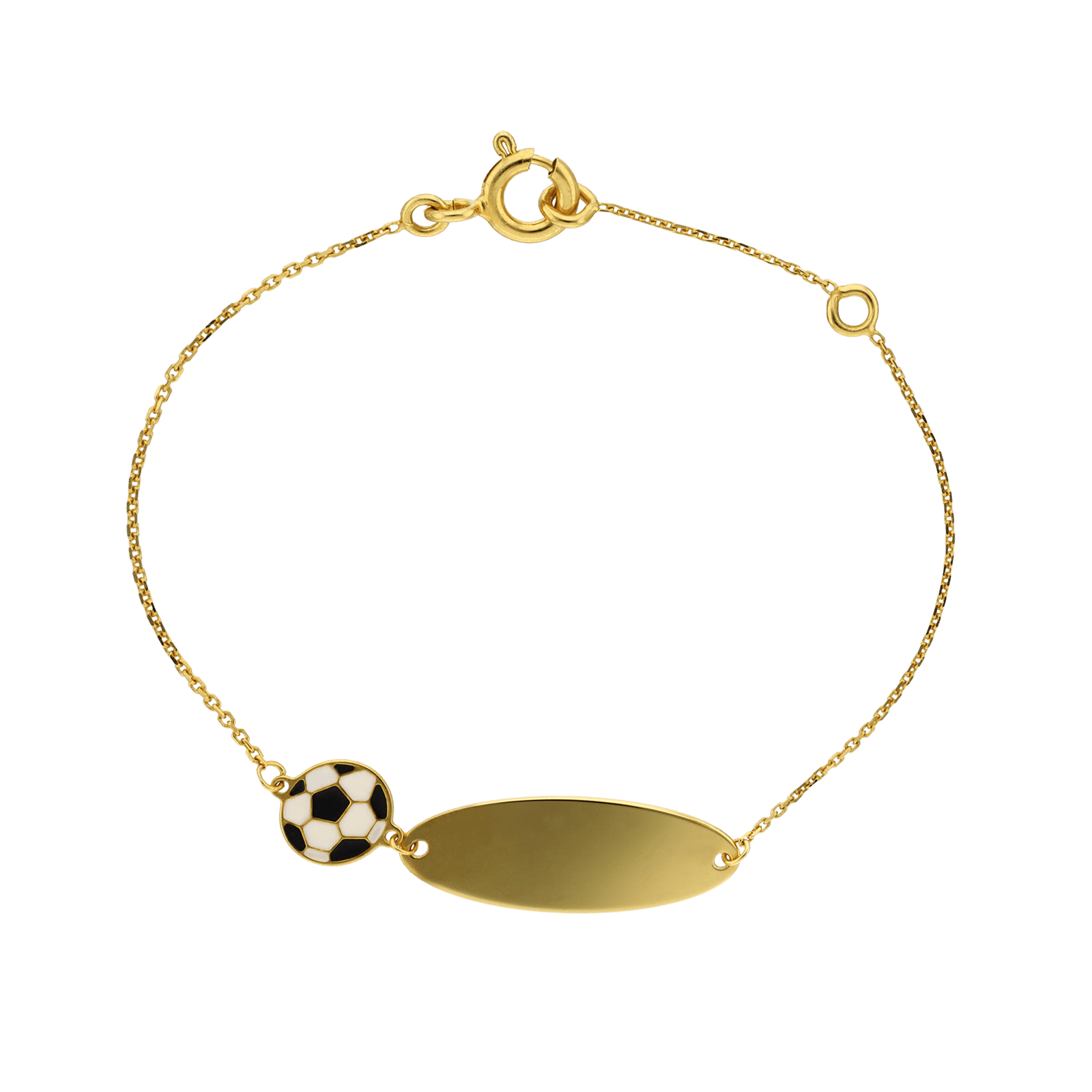 Bracelet Identité Ballon de foot 14 centimètres
