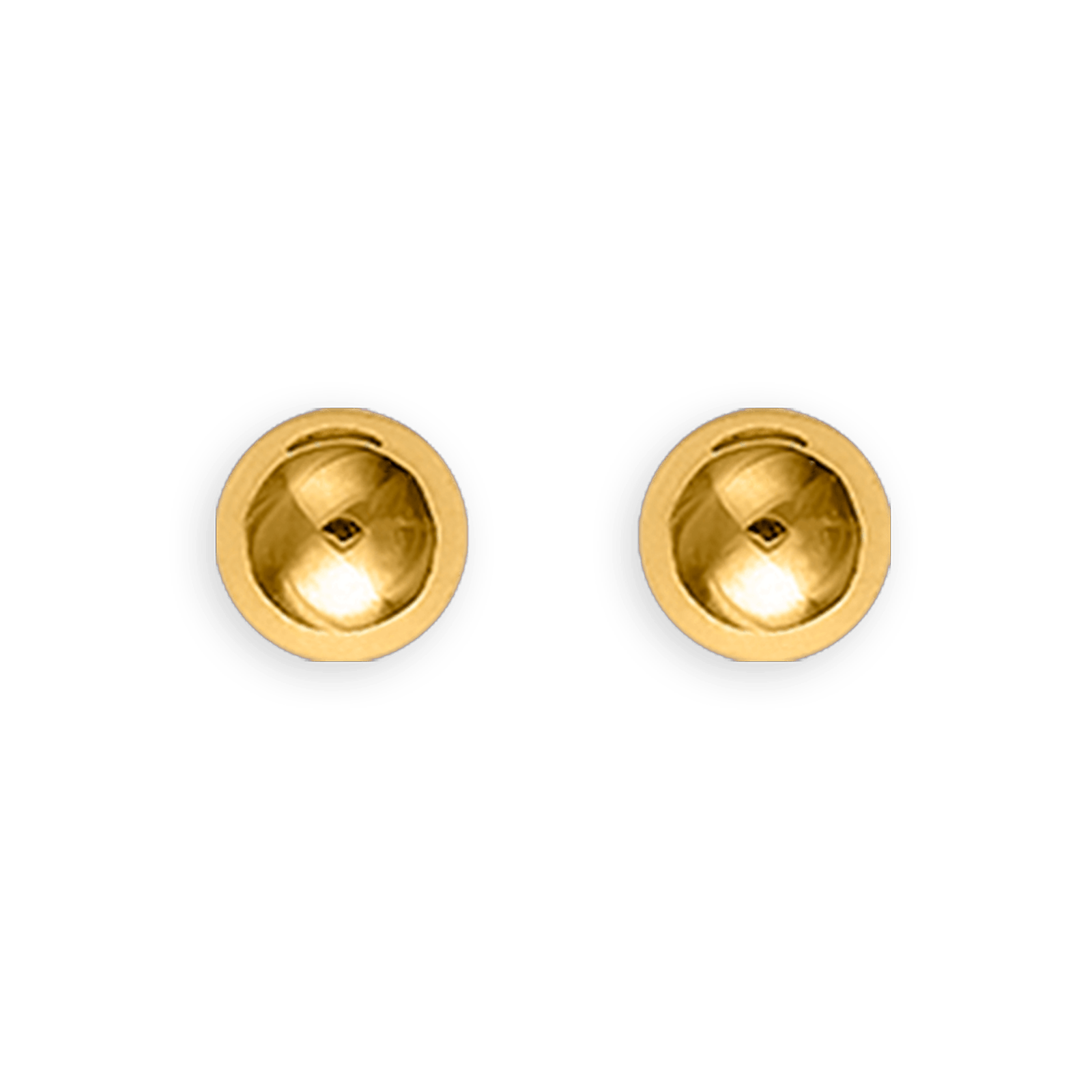 Puces grain d'or OR 375 7mm