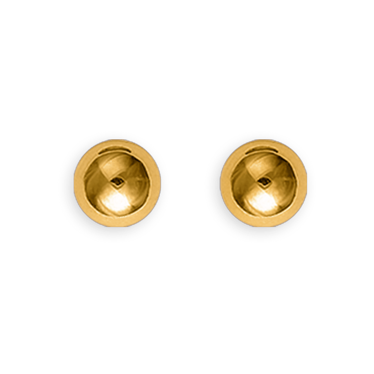 Boucles D'oreilles Or 375 Boule 8mm