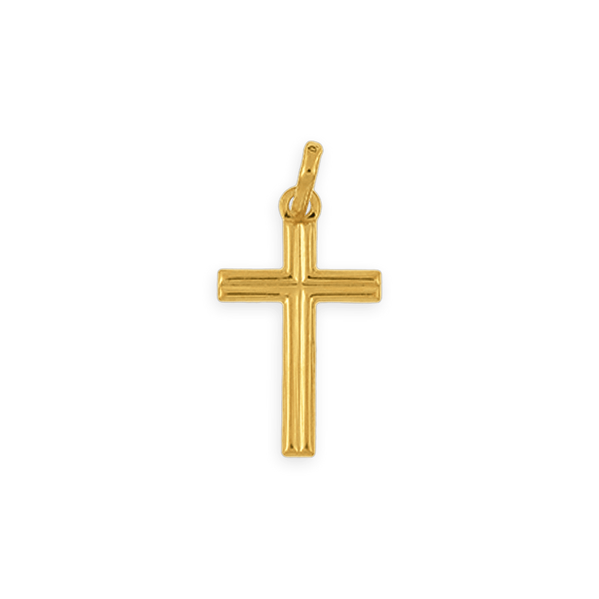 Croix Or 375 9*18mm Avec Bélière