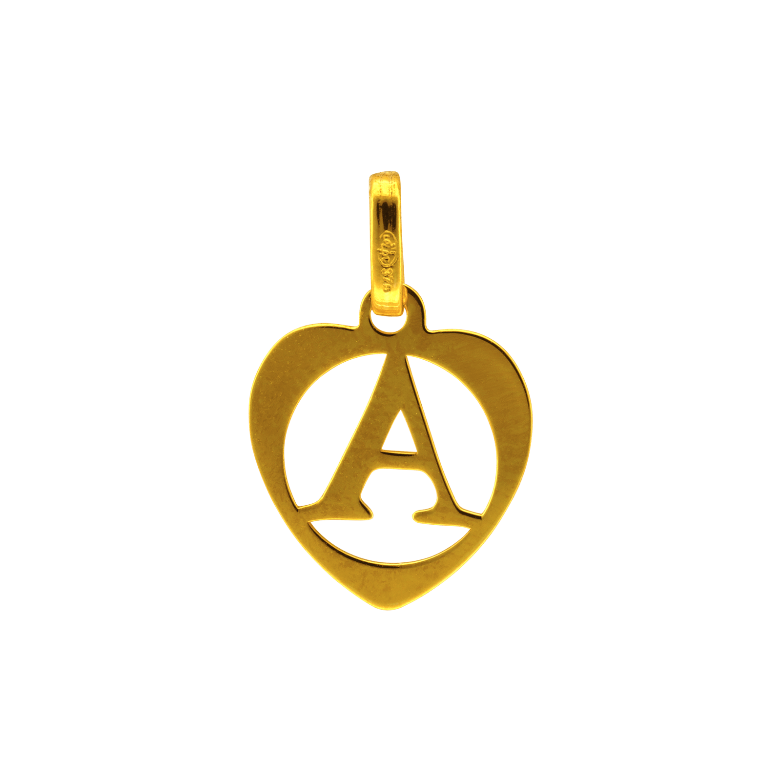 Pendentif initiale coeur A or375