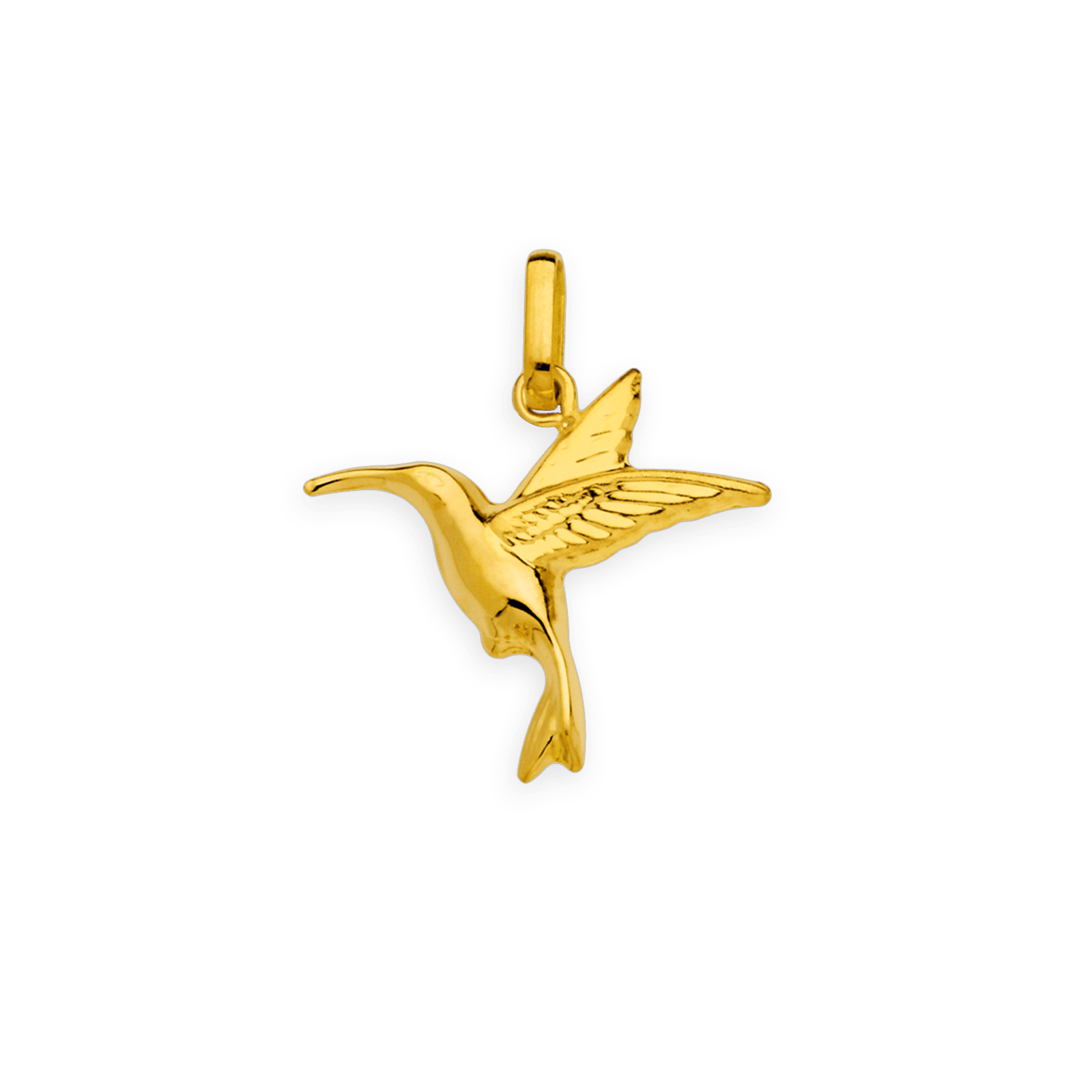 Pendentif Or375 Colibri avec bélière