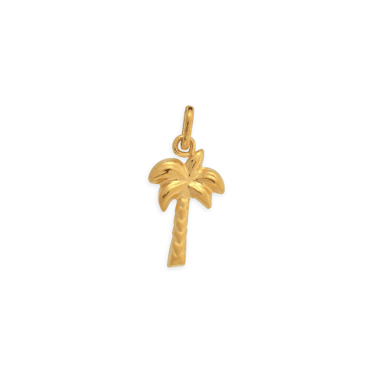 Pendentif Or 375 Palmier 9*19mm Avec Bélière